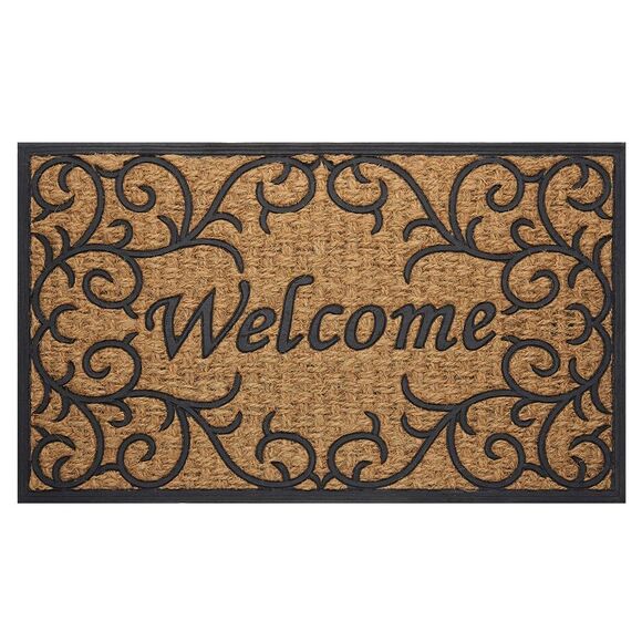Coco Mat, 18" L x 30" W, Rectangle, Vines - Picture 1 of 1